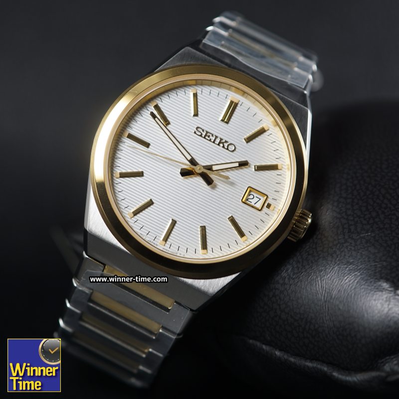 นาฬิกา SEIKO Quartz Sapphire Glass Essential Time รุ่น SUR558P,SUR558P1,SUR558P