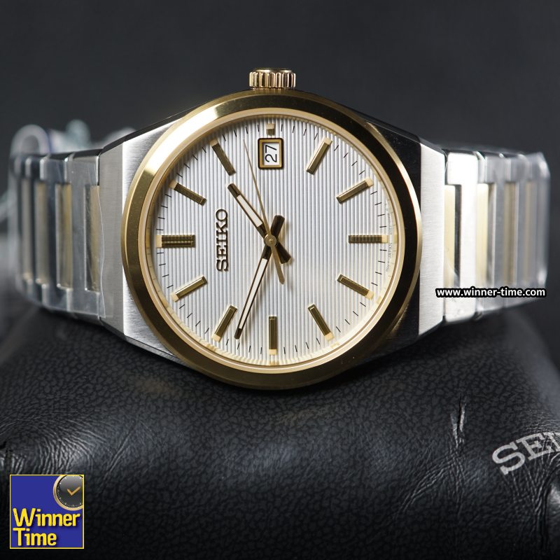 นาฬิกา SEIKO Quartz Sapphire Glass Essential Time รุ่น SUR558P,SUR558P1,SUR558P