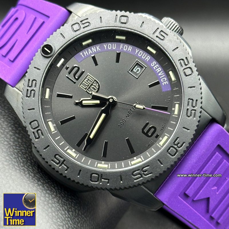 นาฬิกาข้อมือLUMINOX Pacific Diver Rubber Strap รุ่น XS.3121.BO.TY.SET