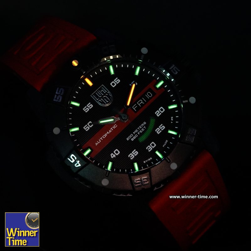 นาฬิกา Luminox Master XS.3876.RB Automatic Carbon Limited Edition 500pcs รุ่น XS.3876.RB