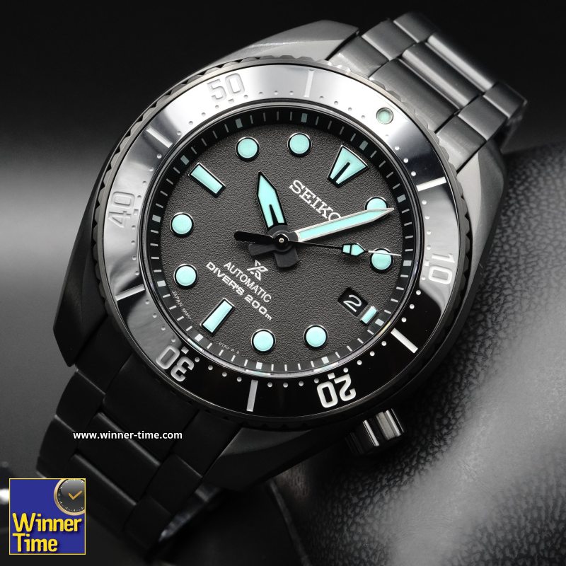 นาฬิกาข้อมือ SEIKO Prospex The Black Series Diver's Limited Edition รุ่น SPB433J1,SPB433J,SPB433