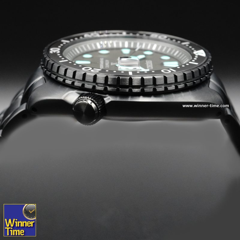 นาฬิกาข้อมือ SEIKO Prospex Black Series ‘Night Vision’ Turtle Diver รุ่น SRPK43K1,SRPK43K,SRPK43