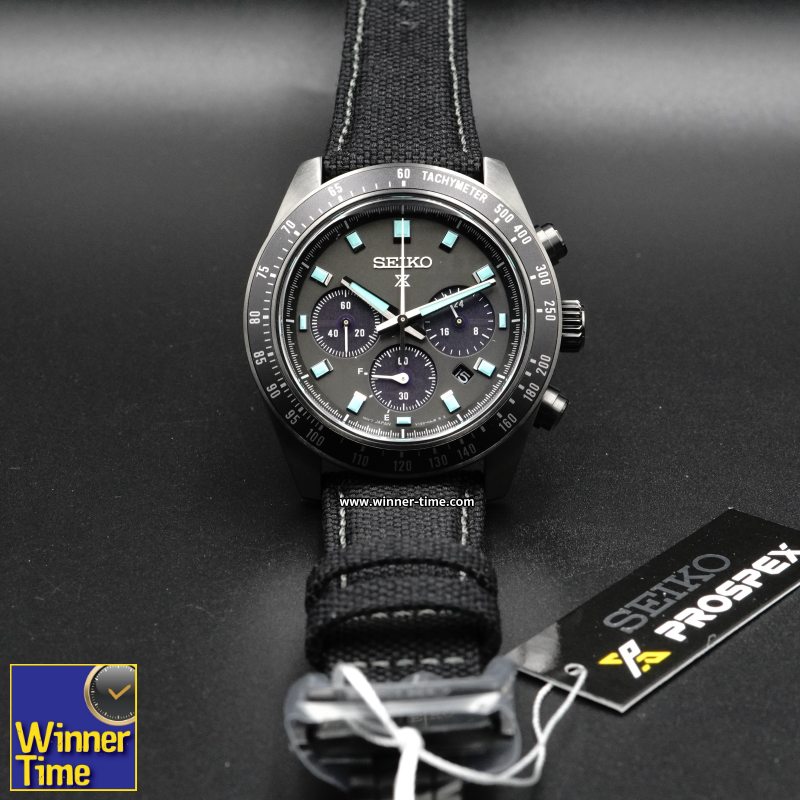 นาฬิกาข้อมือ SEIKO The Black Series SPEEDTIMER Solar Chronograph รุ่น SSC923P1,SSC923P,SSC923