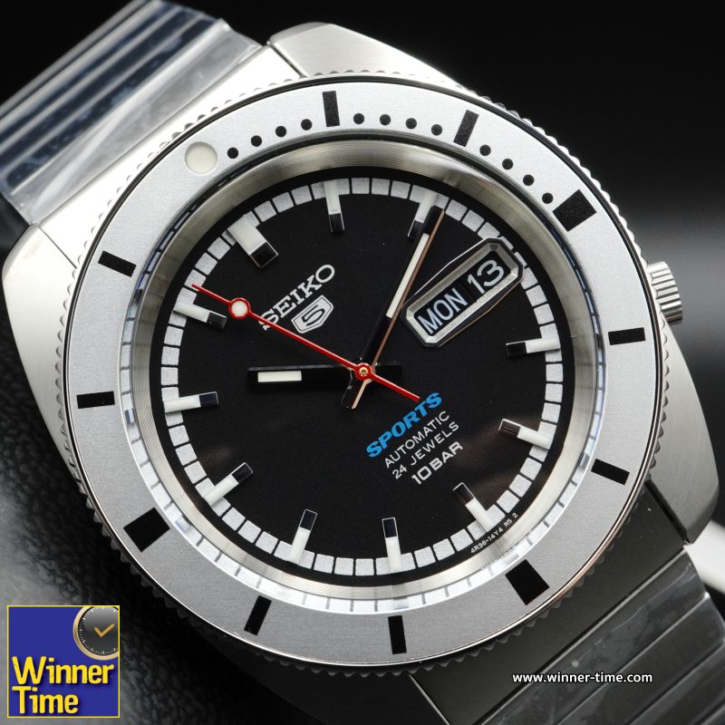 นาฬิกาข้อมือ SEIKO 5 Sports ‘Ash Blue’ 1968 Limited Edition รุ่น SRPL05K1,SRPL05K,SRPL05