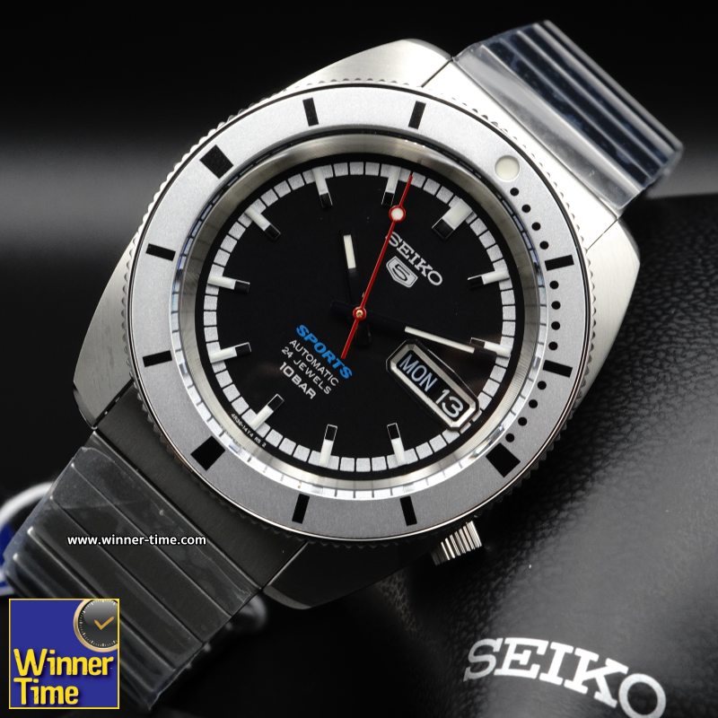 นาฬิกาข้อมือ SEIKO 5 Sports ‘Ash Blue’ 1968 Limited Edition รุ่น SRPL05K1,SRPL05K,SRPL05