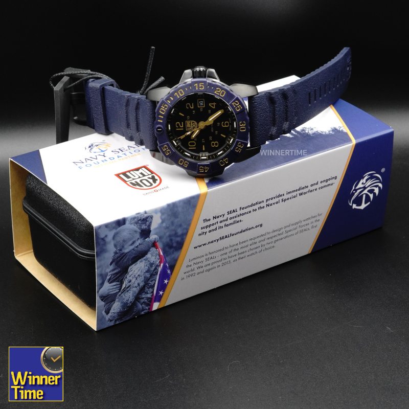 นาฬิกาข้อมือ LUMINOXNavy SEAL Foundation Back to the Blue Military Watch 45mm รุ่น XS.3255.CB.NSF