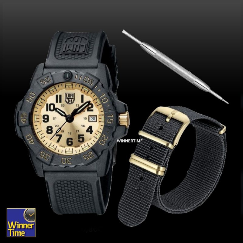 นาฬิกา LUMINOX NAVY SEAL GOLD 3500 SERIES LIMITED EDITION  รุ่น XS.3505.GP.SET