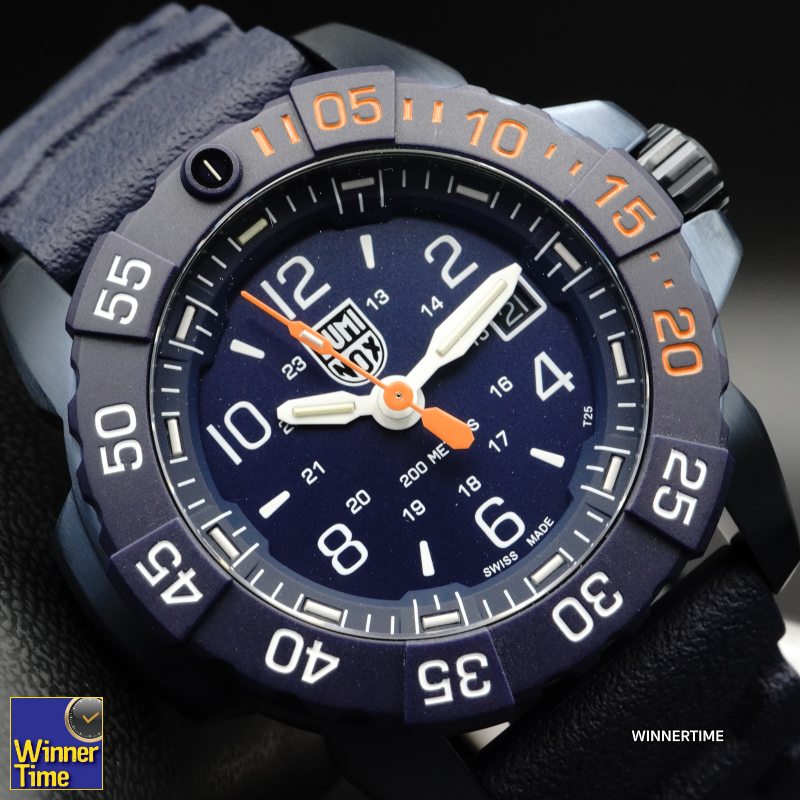 นาฬิกาข้อมือ LUMINOX 3253.CBNSF.SET Navy SEAL Foundation Back To The Blue Military Diver Watch 45 mm รุ่น XS.3253.CONSF.SET (สายน้ำเงิน)