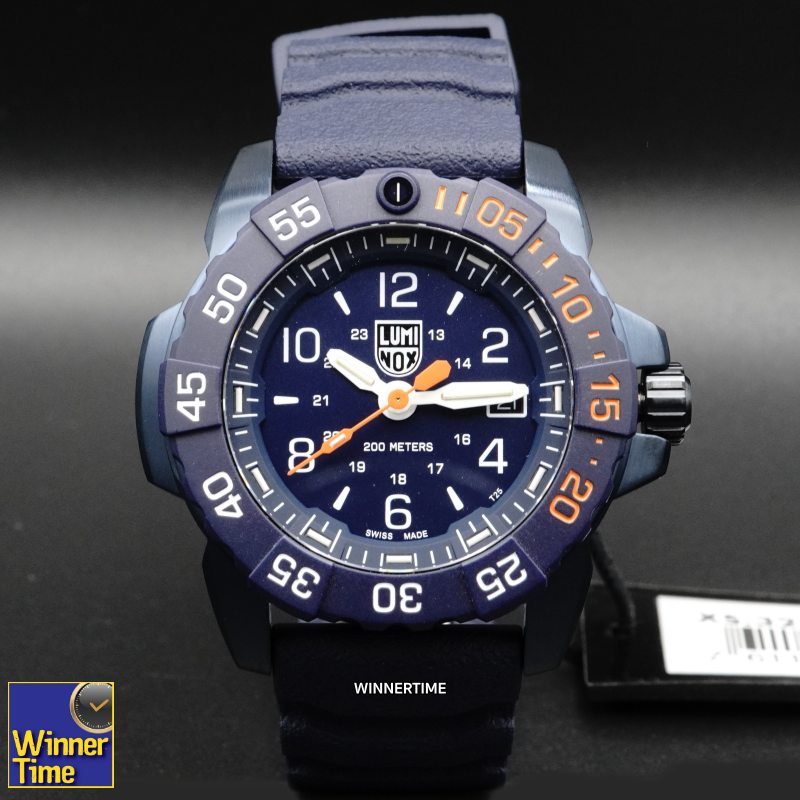 นาฬิกาข้อมือ LUMINOX 3253.CBNSF.SET Navy SEAL Foundation Back To The Blue Military Diver Watch 45 mm รุ่น XS.3253.CONSF.SET (สายน้ำเงิน)