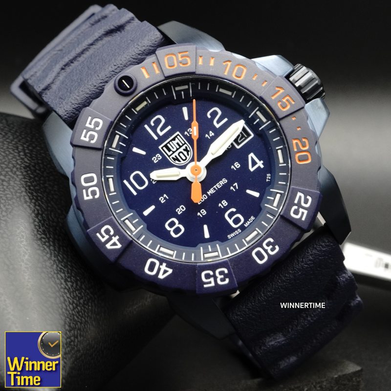 นาฬิกาข้อมือ LUMINOX 3253.CBNSF.SET Navy SEAL Foundation Back To The Blue Military Diver Watch 45 mm รุ่น XS.3253.CONSF.SET (สายน้ำเงิน)