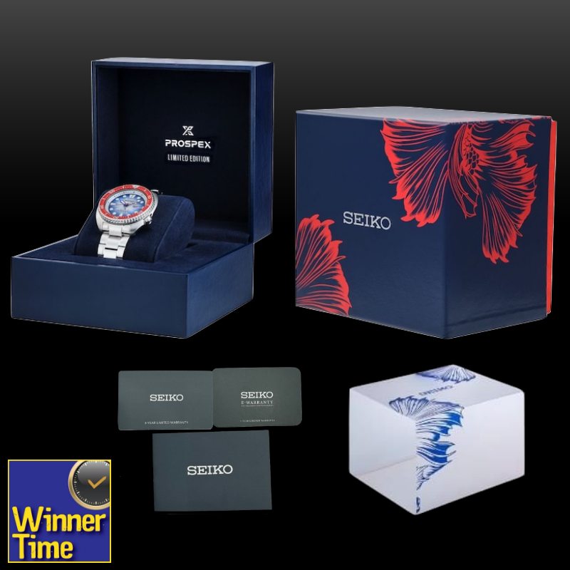 นาฬิกาSeiko Prospex Siamese Fighting Fish Limited Edition รุ่น SRPL17K1,SRPL17K,SRPL17