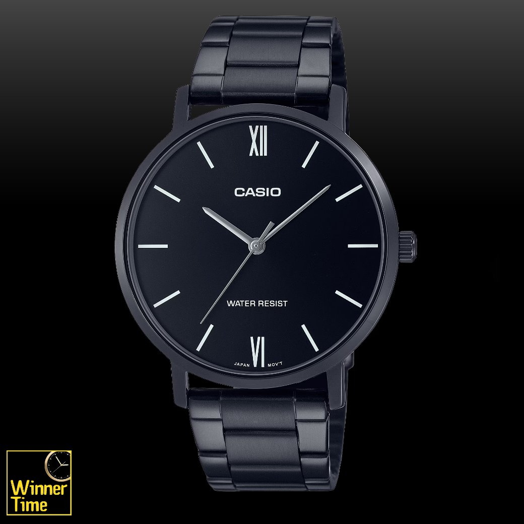 นาฬิกา Casio อะนาล็อก รุ่น MTP-VT01B-1B