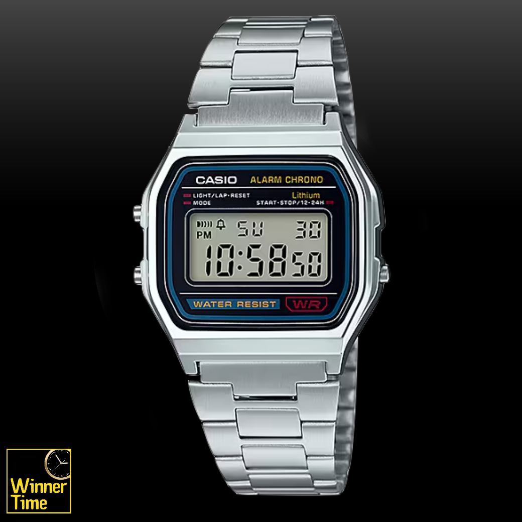 นาฬิกา Casio ดิจิตอล วินเทจ รุ่น A158WA-1D