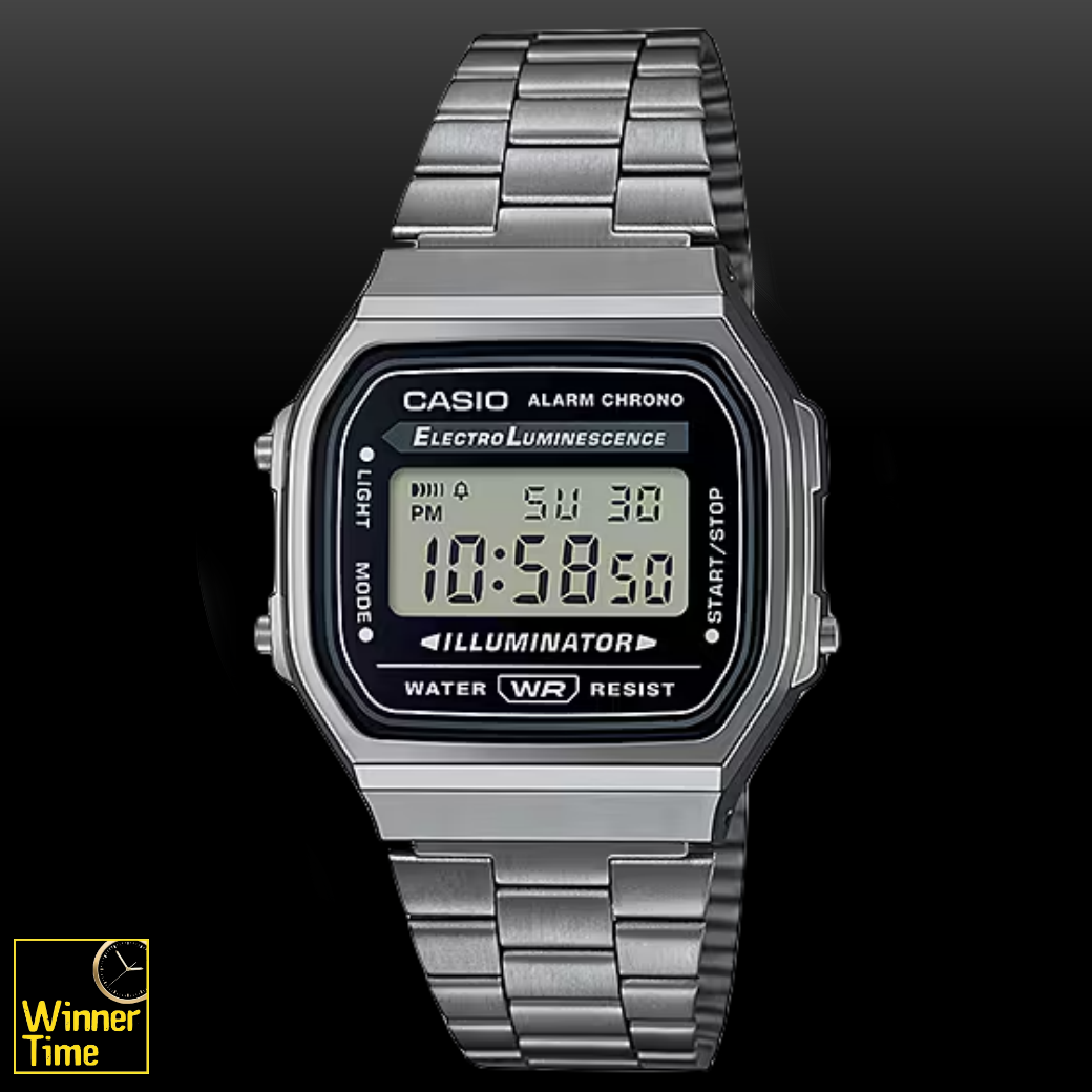 นาฬิกา Casio ดิจิตอล วินเทจ รุ่น A168WG-9W