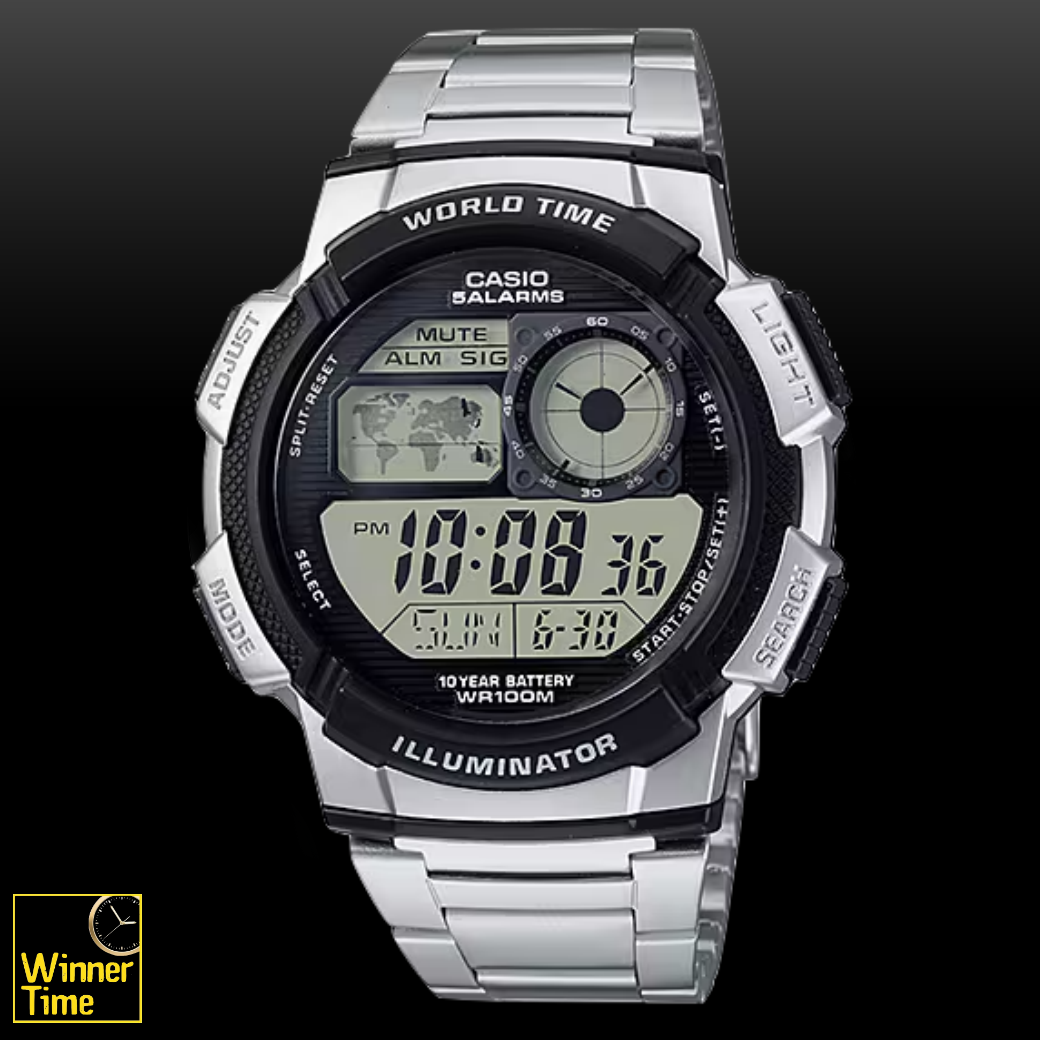 นาฬิกา Casio ดิจิตอล รุ่น AE-1000WD-1AV