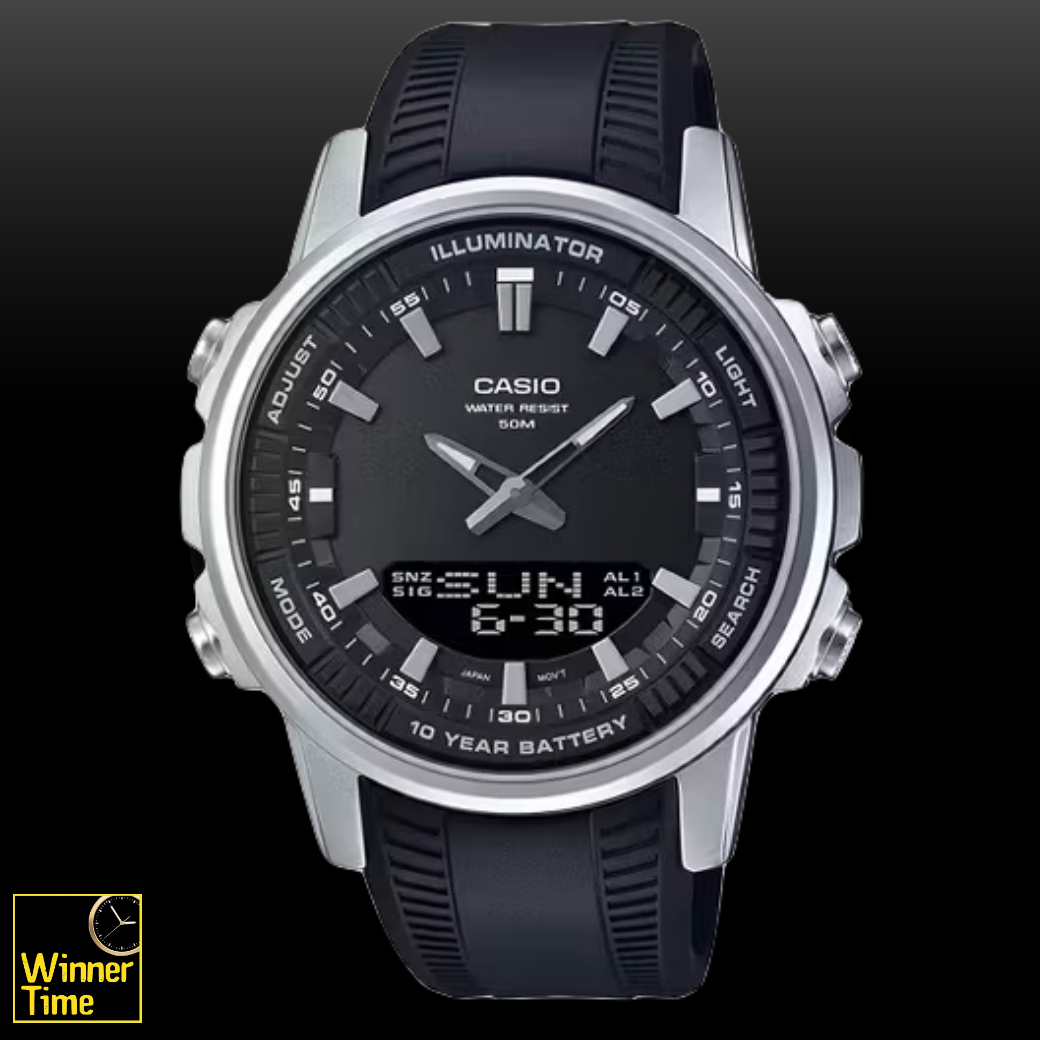 นาฬิกา Casio ระบบผสมอะนาล็อก-ดิจิตอล รุ่น AMW-880-1AVDF