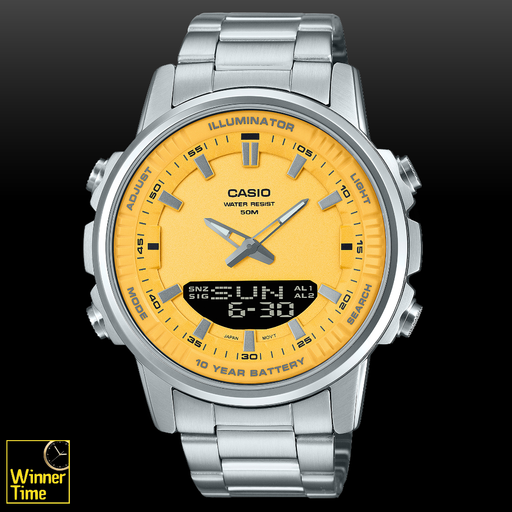 นาฬิกา Casio ระบบผสมอะนาล็อก-ดิจิตอล รุ่น AMW-880-9AVDF