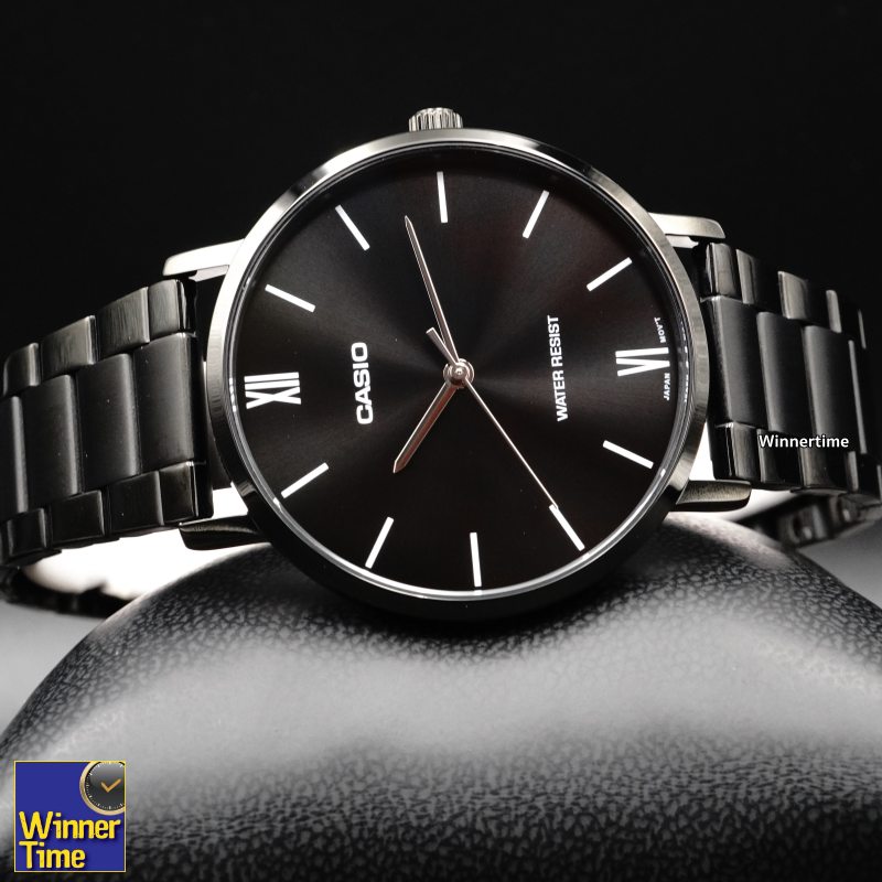 นาฬิกา Casio อะนาล็อก รุ่น MTP-VT01B-1B