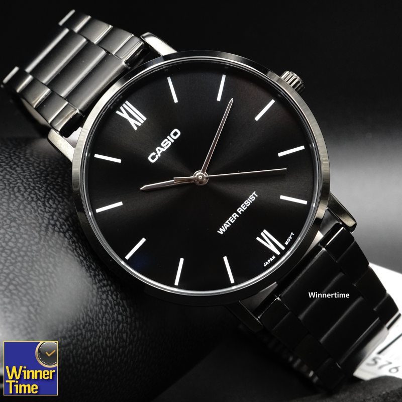 นาฬิกา Casio อะนาล็อก รุ่น MTP-VT01B-1B