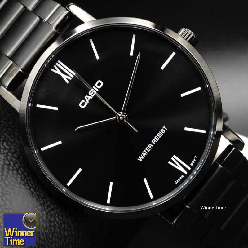 นาฬิกา Casio อะนาล็อก รุ่น MTP-VT01B-1B