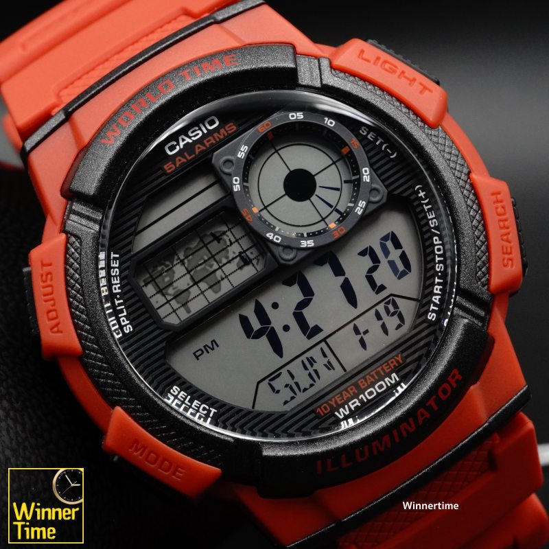 นาฬิกา Casio ดิจิตอล รุ่น AE-1000W-4AV