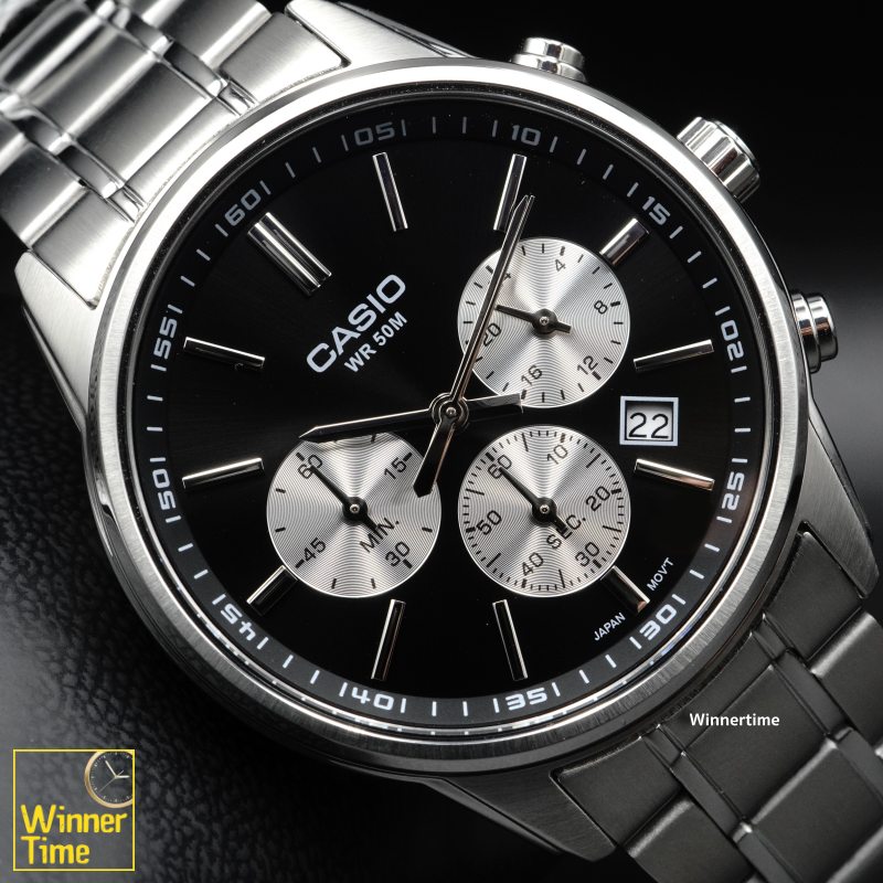 นาฬิกาCASIO มาตรฐาน อะนาล็อก รุ่น MTP-E515D-1A