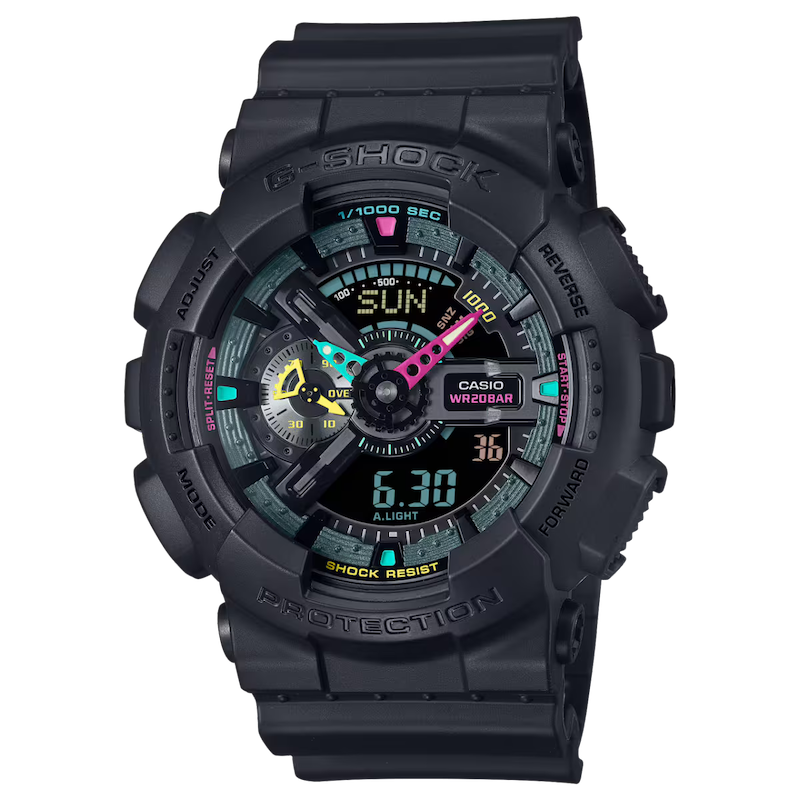 นาฬิกาCASIO G-SHOCK อะนาล็อก-ดิจิตอล ซีรีส์ 110 รุ่น GA-110MF-1ADR