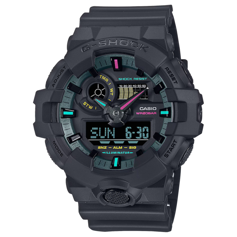 นาฬิกาCASIO G-SHOCK อะนาล็อก-ดิจิตอล ซีรีส์ GA-2100 รุ่น GA-700MF-1ADR