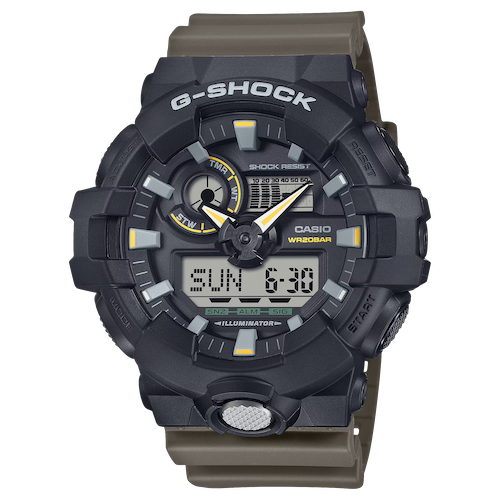 นาฬิกาCASIO G-SHOCK อะนาล็อก-ดิจิตอล ซีรีส์ GA-2100 รุ่น GA-710TU-1A3DR