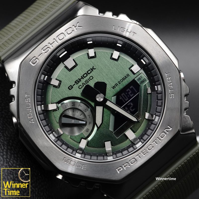 นาฬิกาCASIO G-SHOCK G-STEELซีรีส์ GM-2100 รุ่น GM-2100B-3ADR