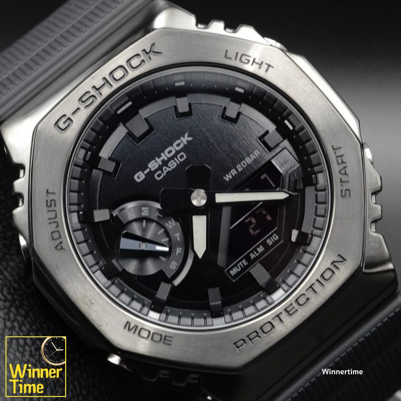 นาฬิกาCASIO G-SHOCK G-STEELซีรีส์ 2100 รุ่น GM-2100BB-1ADR