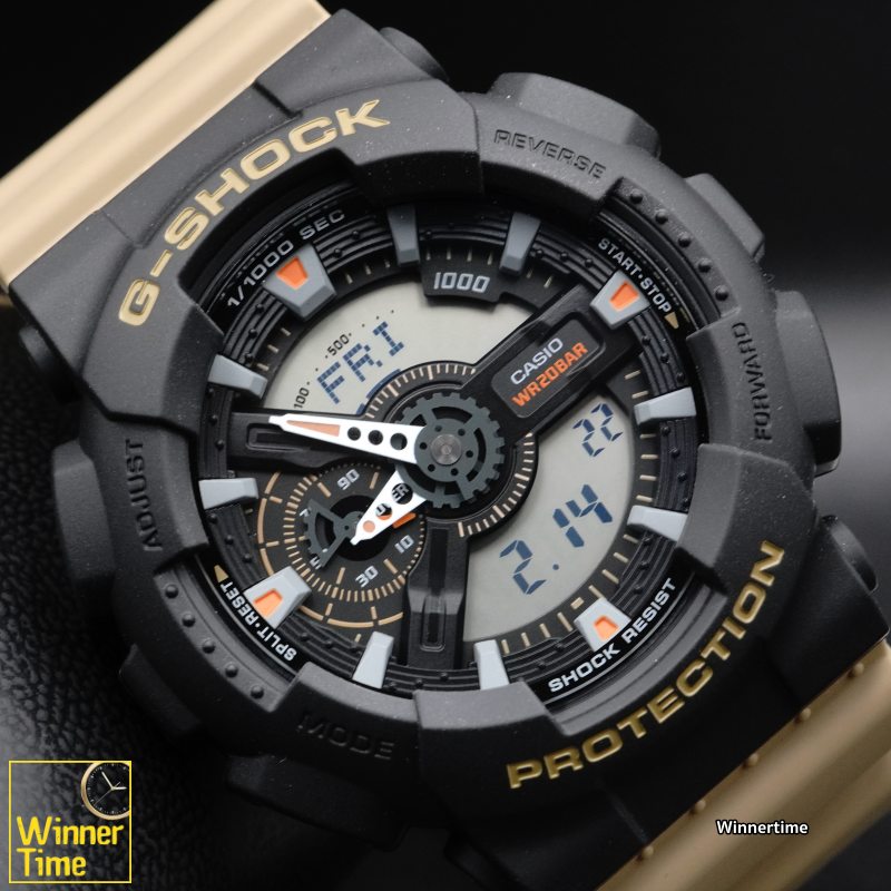 นาฬิกาCASIO G-SHOCK อะนาล็อก-ดิจิตอล ซีรีส์ 110 รุ่น GA-110TU-1A5