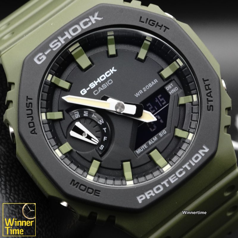 นาฬิกาCASIO G-SHOCK อะนาล็อก-ดิจิตอล ซีรีส์ GA-2100 รุ่น GA-2110SU-3ADR