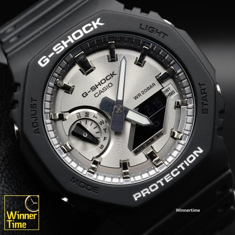 นาฬิกาCASIO G-SHOCK อะนาล็อก-ดิจิตอล ซีรีส์ GA-2100 รุ่น GA-2100SB-1A