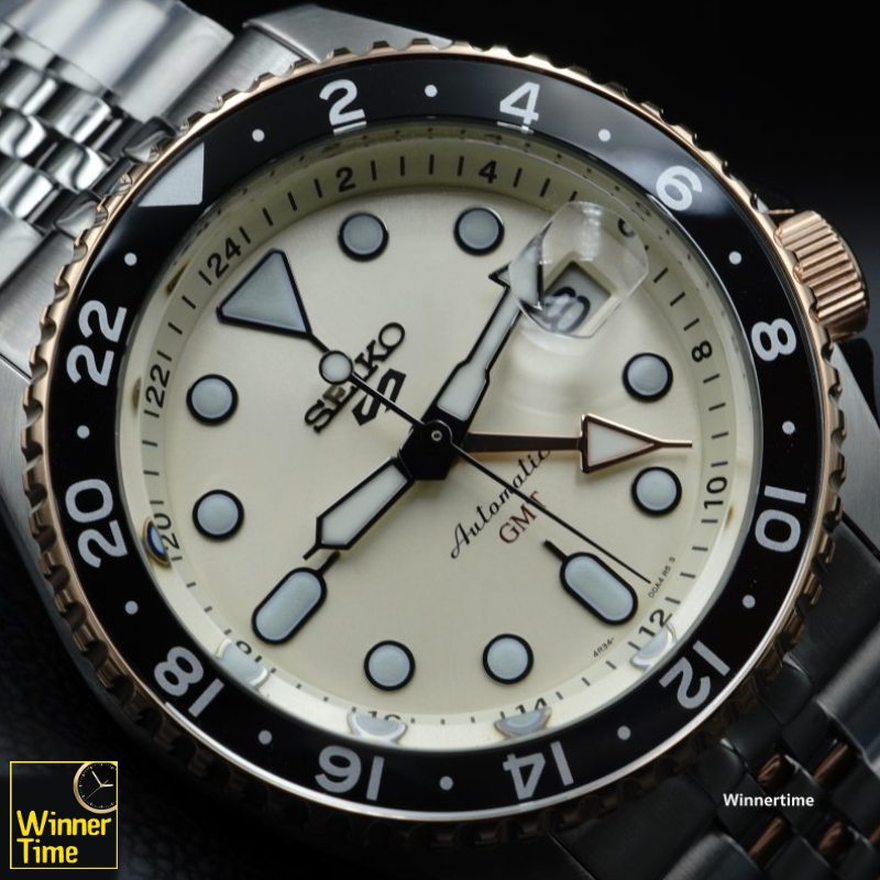 นาฬิกาข้อมือ SEIKO 5 SPORT GMT SKX AUTOMATIC LIMITED EDITION Asia Exclusive รุ่น SSK046K1,SSK046K,SSK046