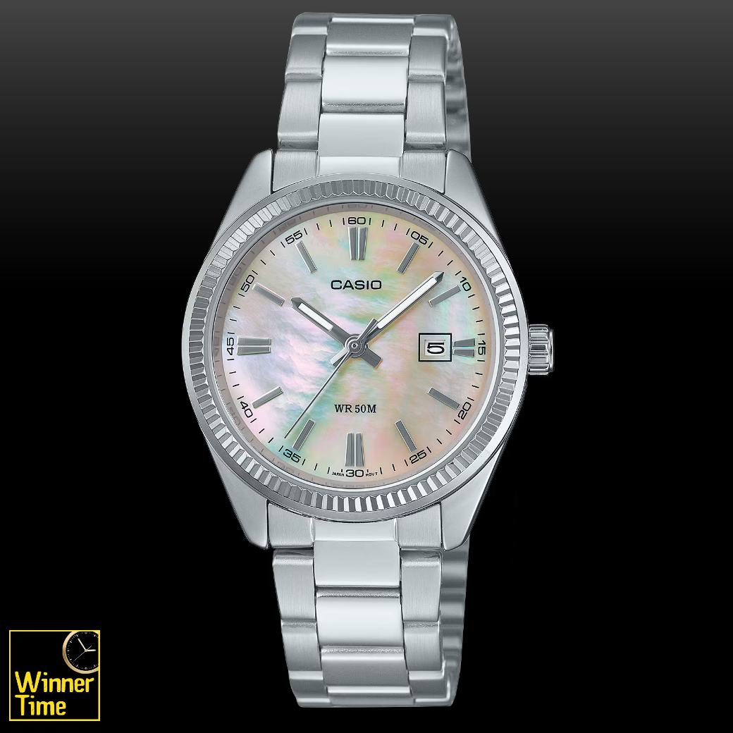 นาฬิกาCASIO มาตรฐาน รุ่น LTP-1302DS-4AVDF สีมุก