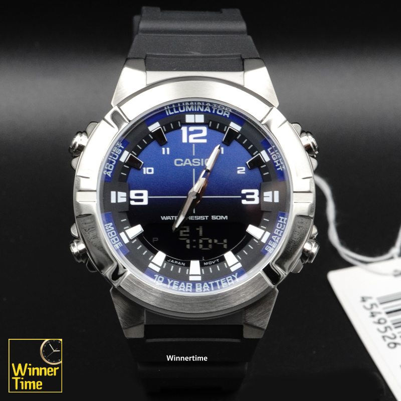 นาฬิกา Casio ระบบผสมอะนาล็อก-ดิจิตอล รุ่น AMW-870A-2AVDF