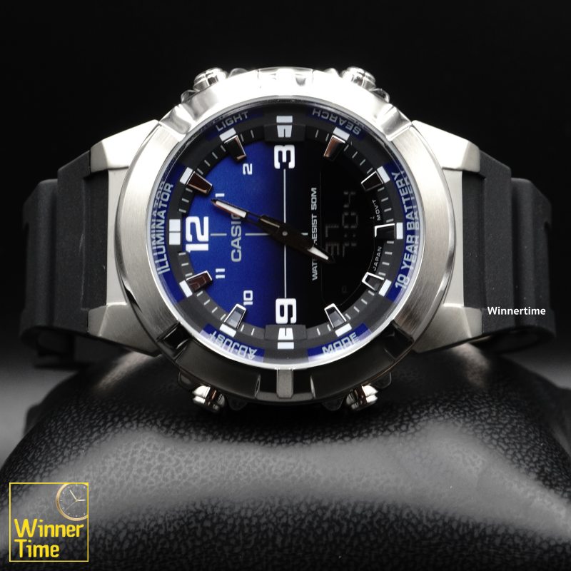 นาฬิกา Casio ระบบผสมอะนาล็อก-ดิจิตอล รุ่น AMW-870A-2AVDF
