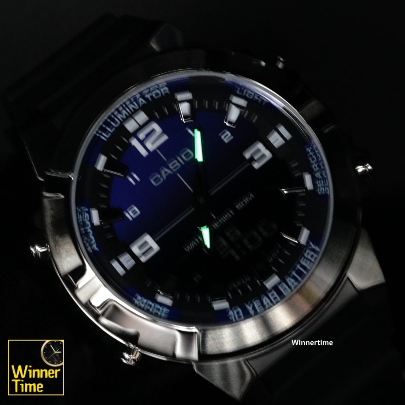 นาฬิกา Casio ระบบผสมอะนาล็อก-ดิจิตอล รุ่น AMW-870A-2AVDF