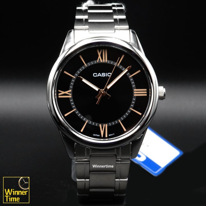 นาฬิกาCASIO มาตรฐาน รุ่น MTP-V005D-1B5UDF
