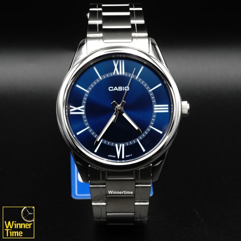 นาฬิกาCASIO มาตรฐาน รุ่น MTP-V005D-2B5UDF