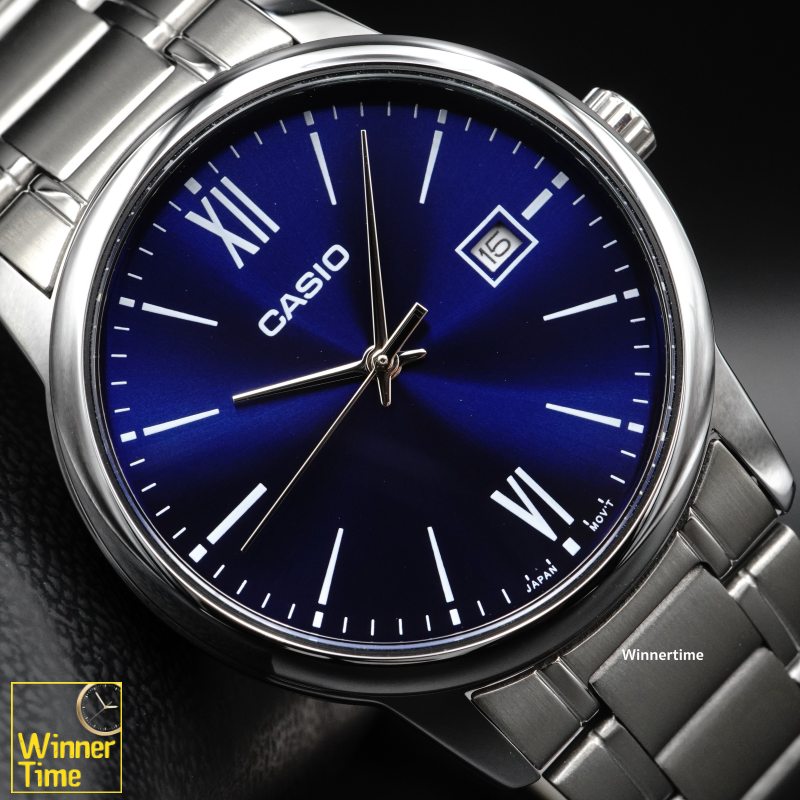 นาฬิกาCASIO อะนาล็อก รุ่น MTP-V002D-2B3