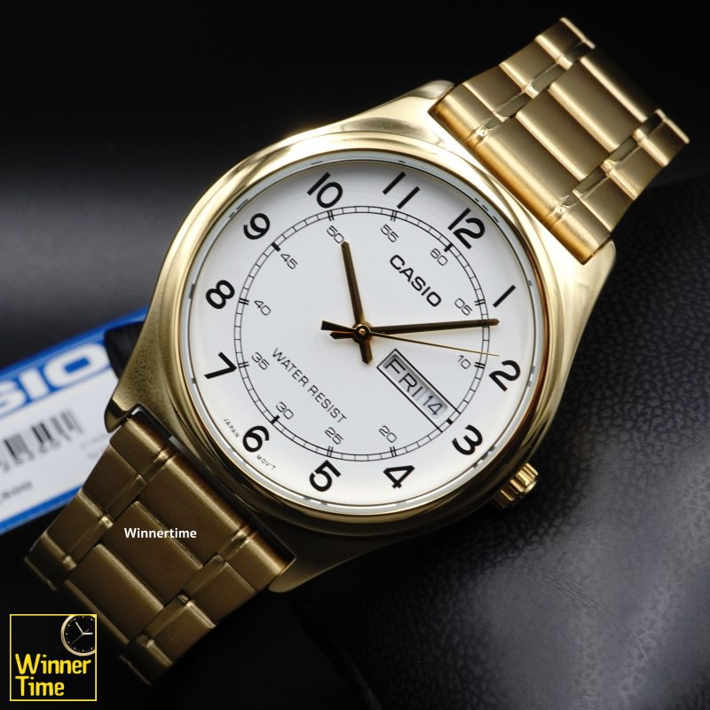 นาฬิกาCASIO อะนาล็อก รุ่น MTP-V006G-7BUDF