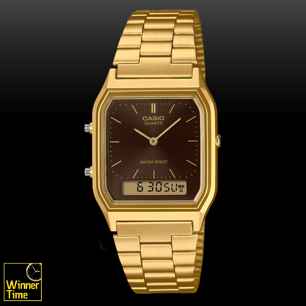 นาฬิกา Casio วินเทจ รุ่น AQ-230GA-5AMQY นาฬิกา Casio วินเทจ รุ่น AQ-230GA-5AMQY