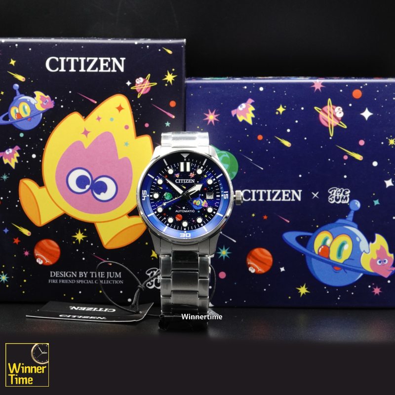 นาฬิกา CITIZEN x The Jum “Cosmic Fire” Thailand Limited II ลิมิเต็ด 300 เรือนในไทยเท่านั้น! รุ่น NJ0199-81L