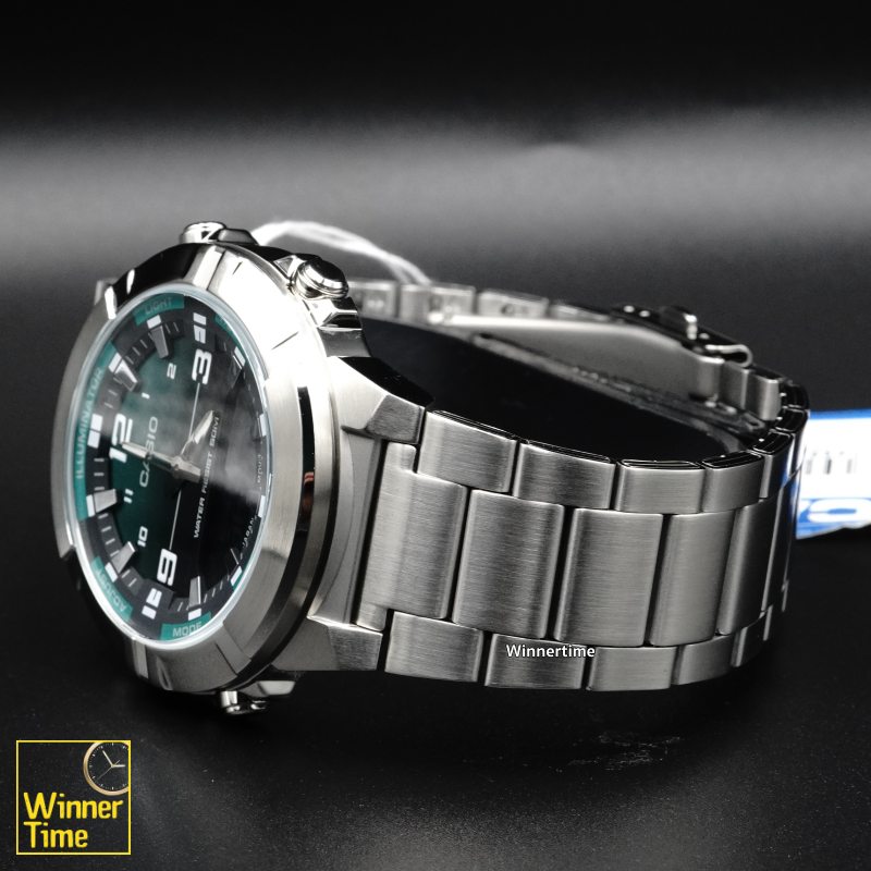 นาฬิกา Casio ระบบผสมอะนาล็อก-ดิจิตอล รุ่น AMW-870DA-3A