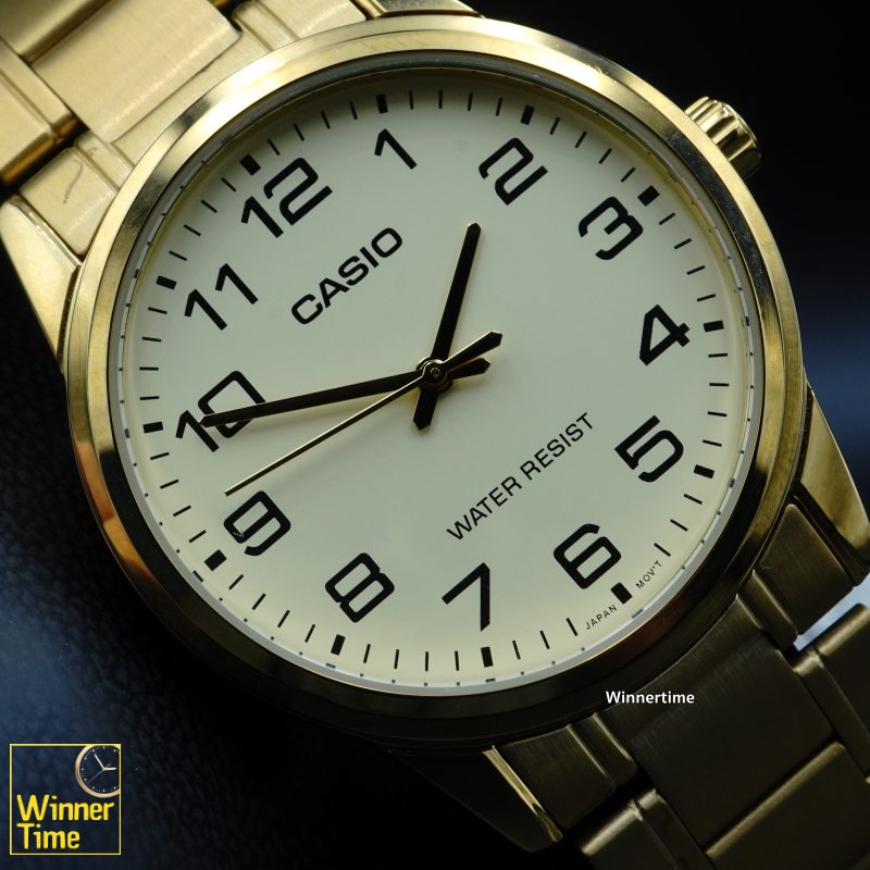 นาฬิกาCASIO มาตรฐาน อะนาล็อก รุ่น MTP-V001G-9B