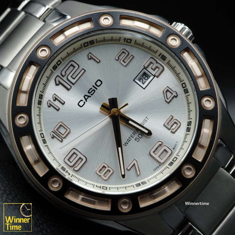 นาฬิกาCASIO มาตรฐาน อะนาล็อก รุ่น MTP-1347D-7A