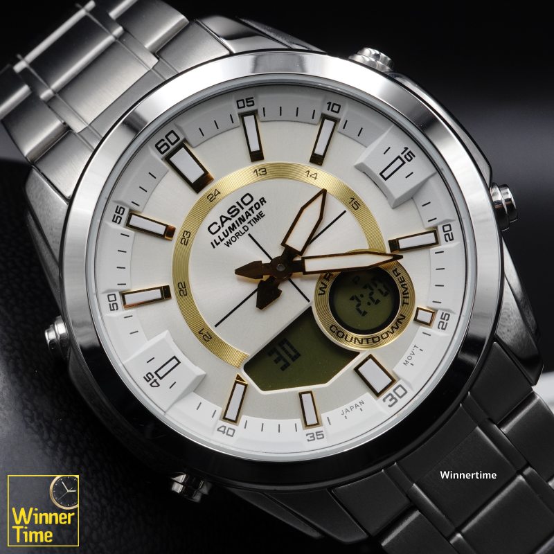 นาฬิกาCASIO ANALOG-DIGITAL รุ่น AMW-810D-9AV