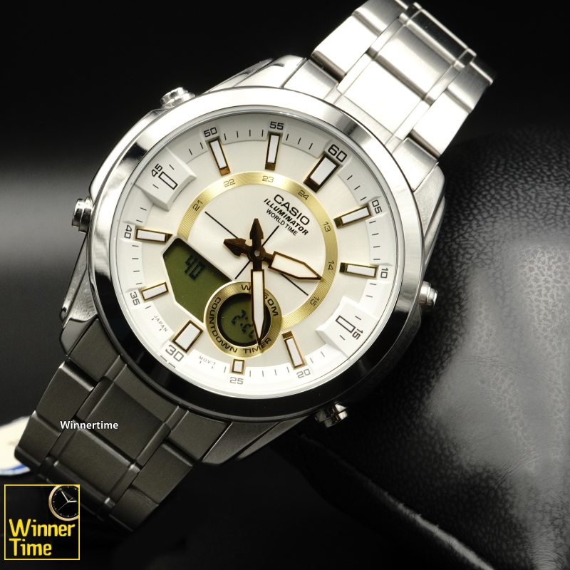 นาฬิกาCASIO ANALOG-DIGITAL รุ่น AMW-810D-9AV